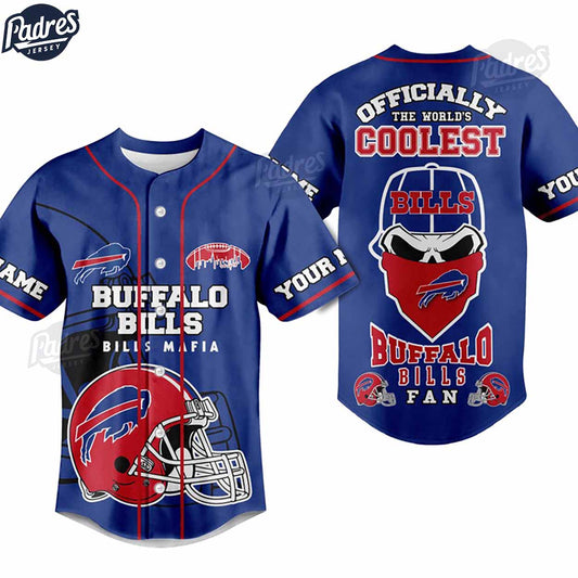 Custom Name Buffalo Bills Fan Baseball Jersey - Padres Jersey Oasis: Elevate Your Baseball Style Game