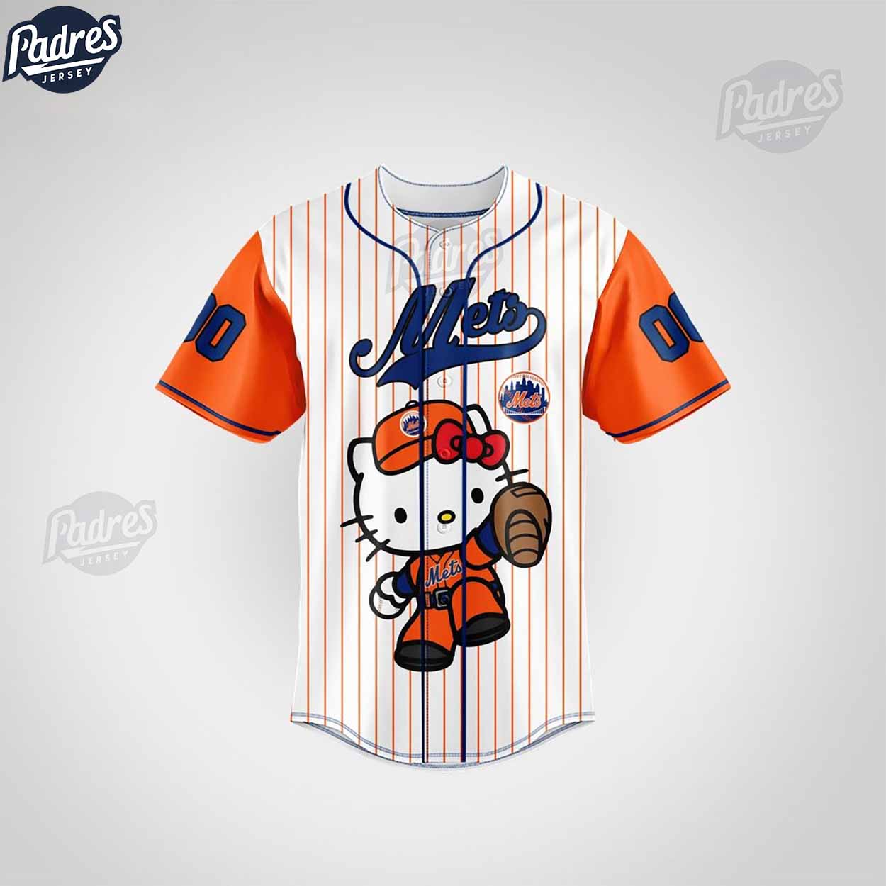 Custom New York Mets Hello Kitty Baseball Jersey - Padres Jersey Oasis: Elevate Your Baseball Style Game