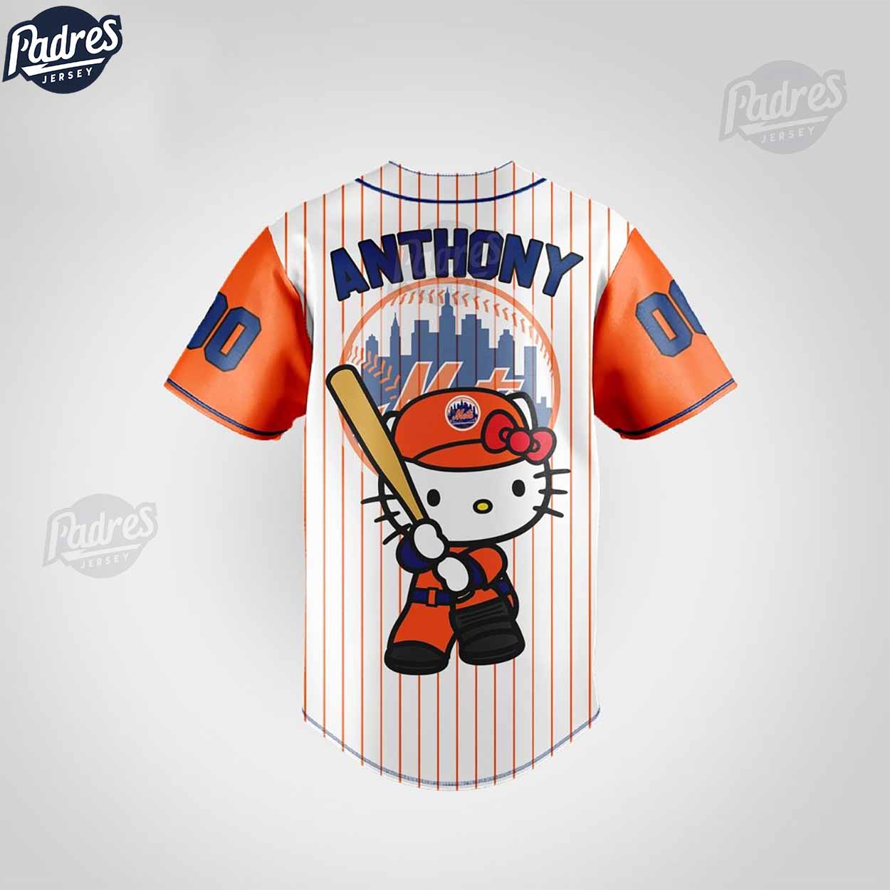 Custom New York Mets Hello Kitty Baseball Jersey - Padres Jersey Oasis: Elevate Your Baseball Style Game