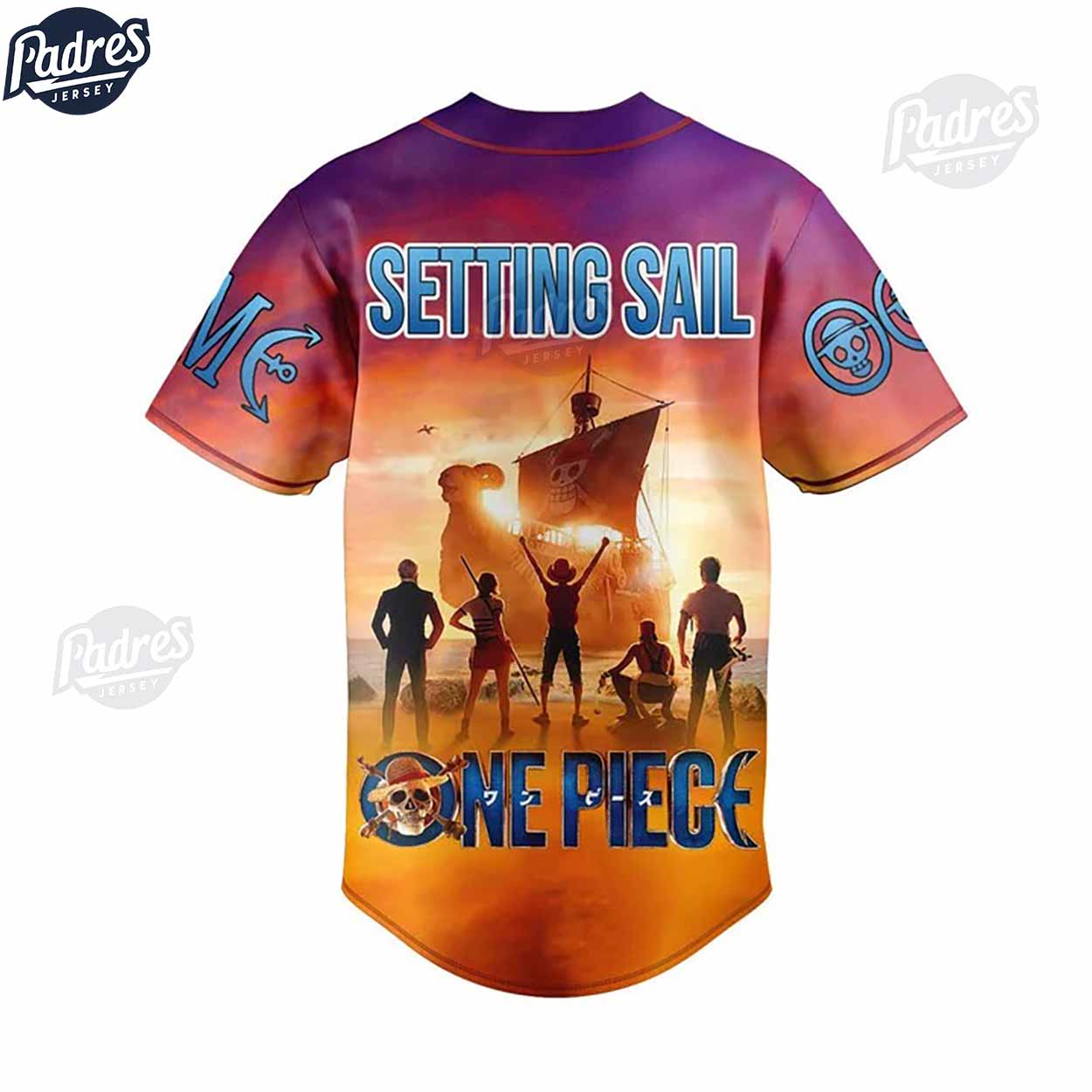 Custom One Piece Setting Sail Baseball Jersey - Padres Jersey Oasis: Elevate Your Baseball Style Game