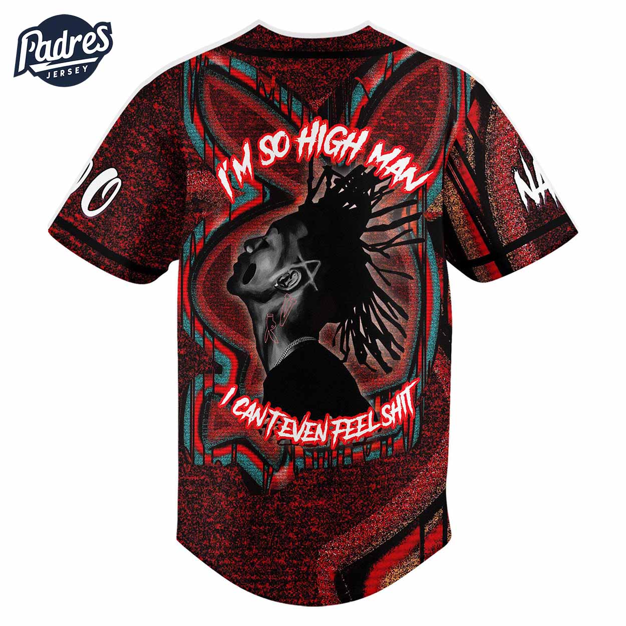 Custom PLAYBOI CARTI Baseball Jersey - Padres Jersey Oasis: Elevate Your Baseball Style Game