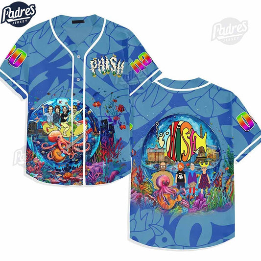 Custom Phish Aquarium Baseball Jersey - Padres Jersey Oasis: Elevate Your Baseball Style Game