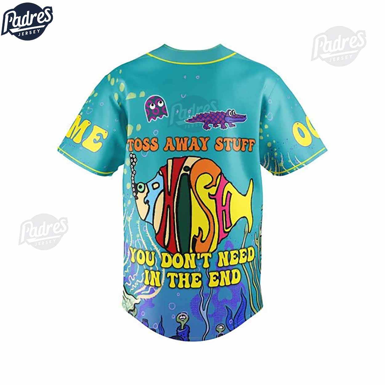 Custom Phish Baseball Jersey Style - Padres Jersey Oasis: Elevate Your Baseball Style Game