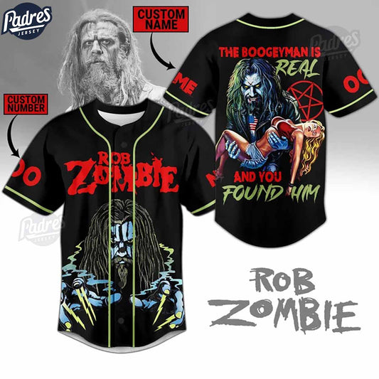 Custom Rob Zombie Singer Baseball Jersey - Padres Jersey Oasis: Elevate Your Baseball Style Game