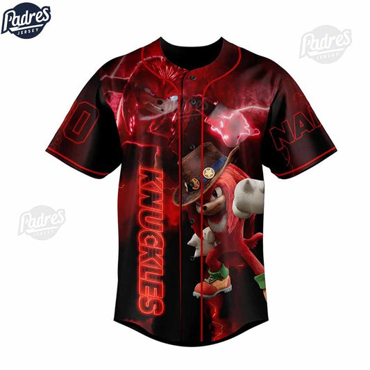 Custom Sonic Knuckles Baseball Jersey - Padres Jersey Oasis: Elevate Your Baseball Style Game