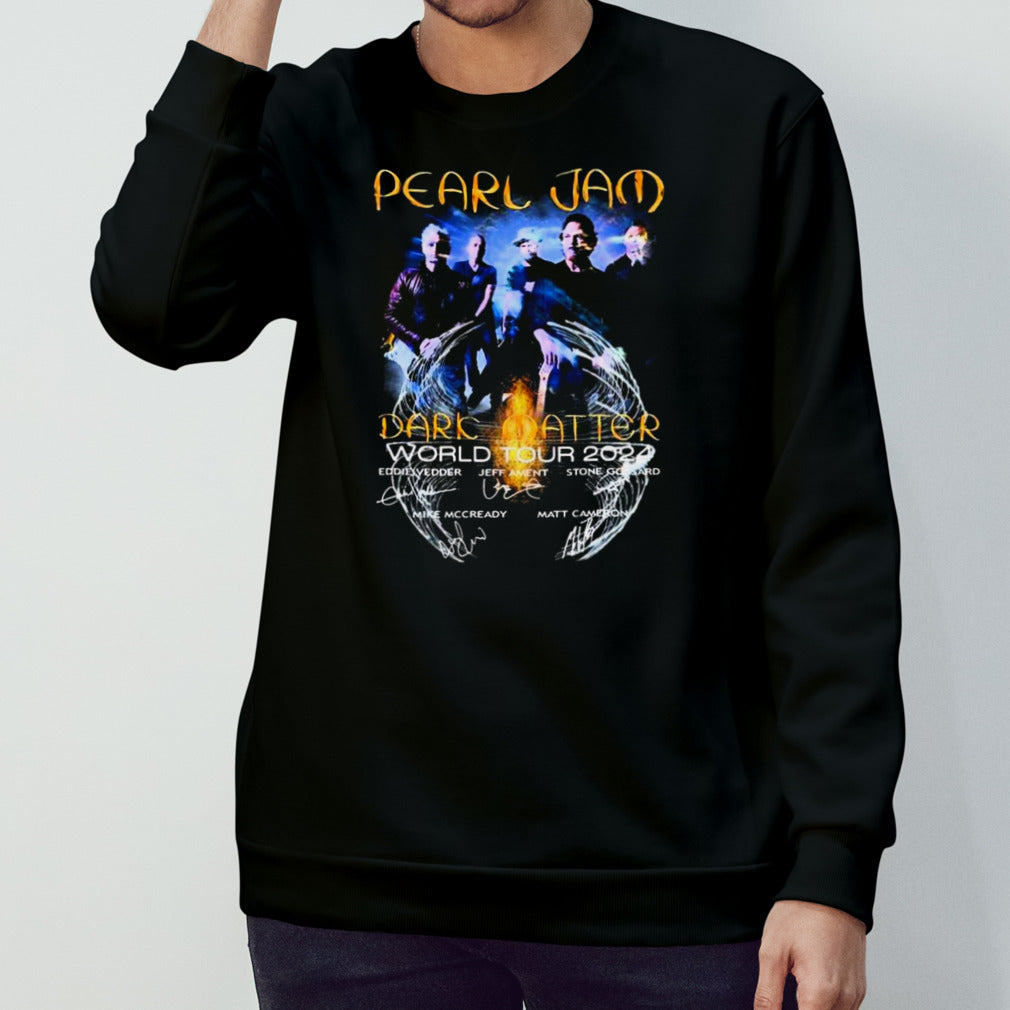 Dark Matter World Tour 2024 Fan Pearl Jam Signatures T-shirts