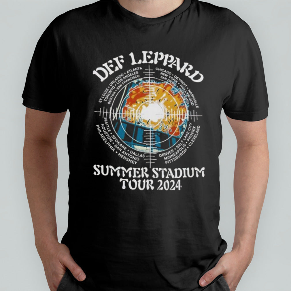 Def Leppard Summer Stadium Tour 2024 Vintage T-shirt