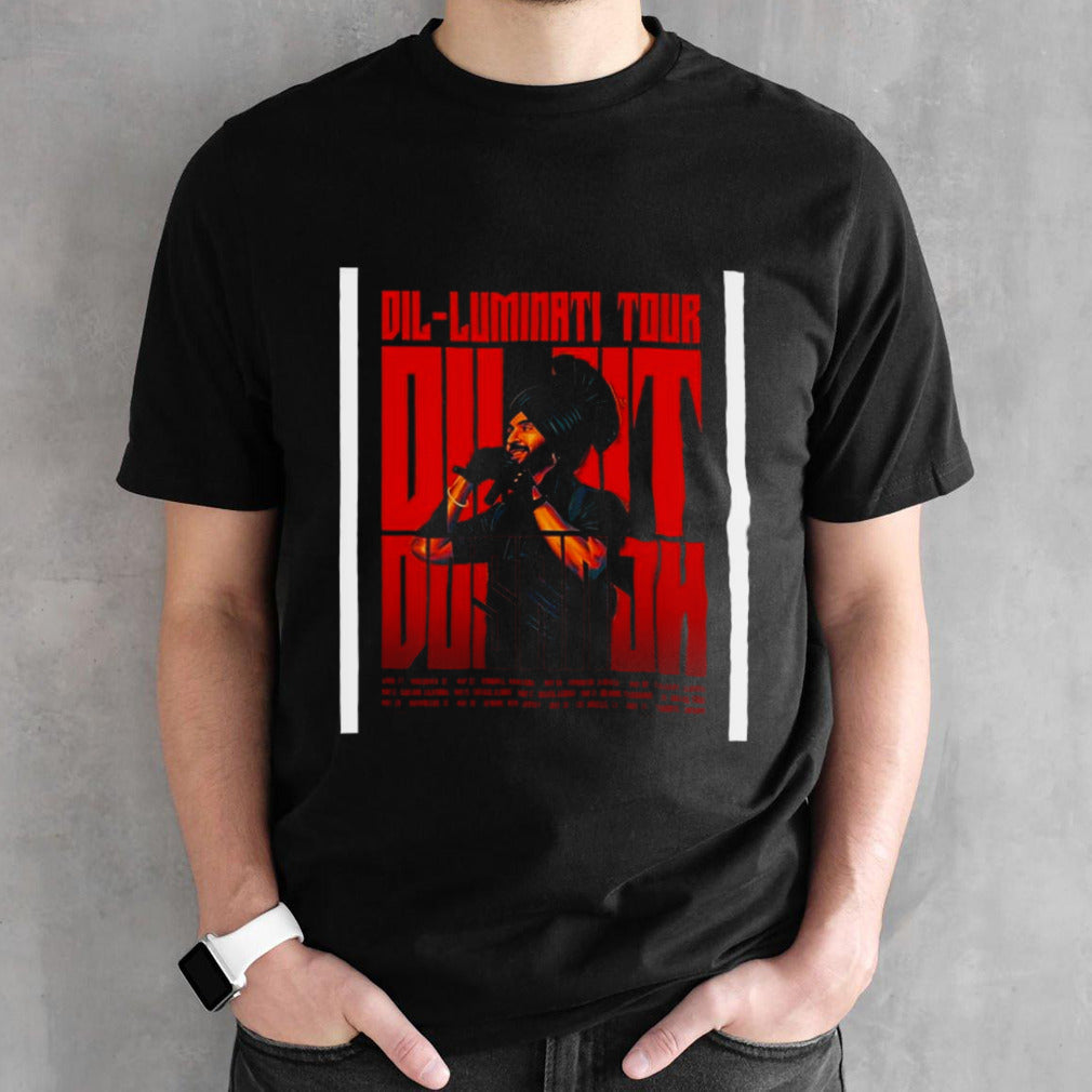 Dil-Luminati Tour 2024 North American Tour At Vancouver Schedule Lists shirts