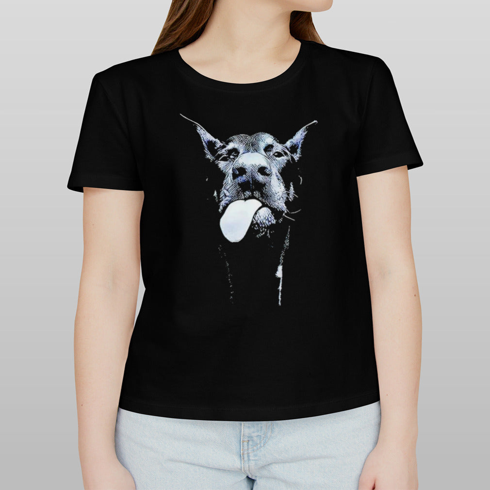Doberman black vintage shirt