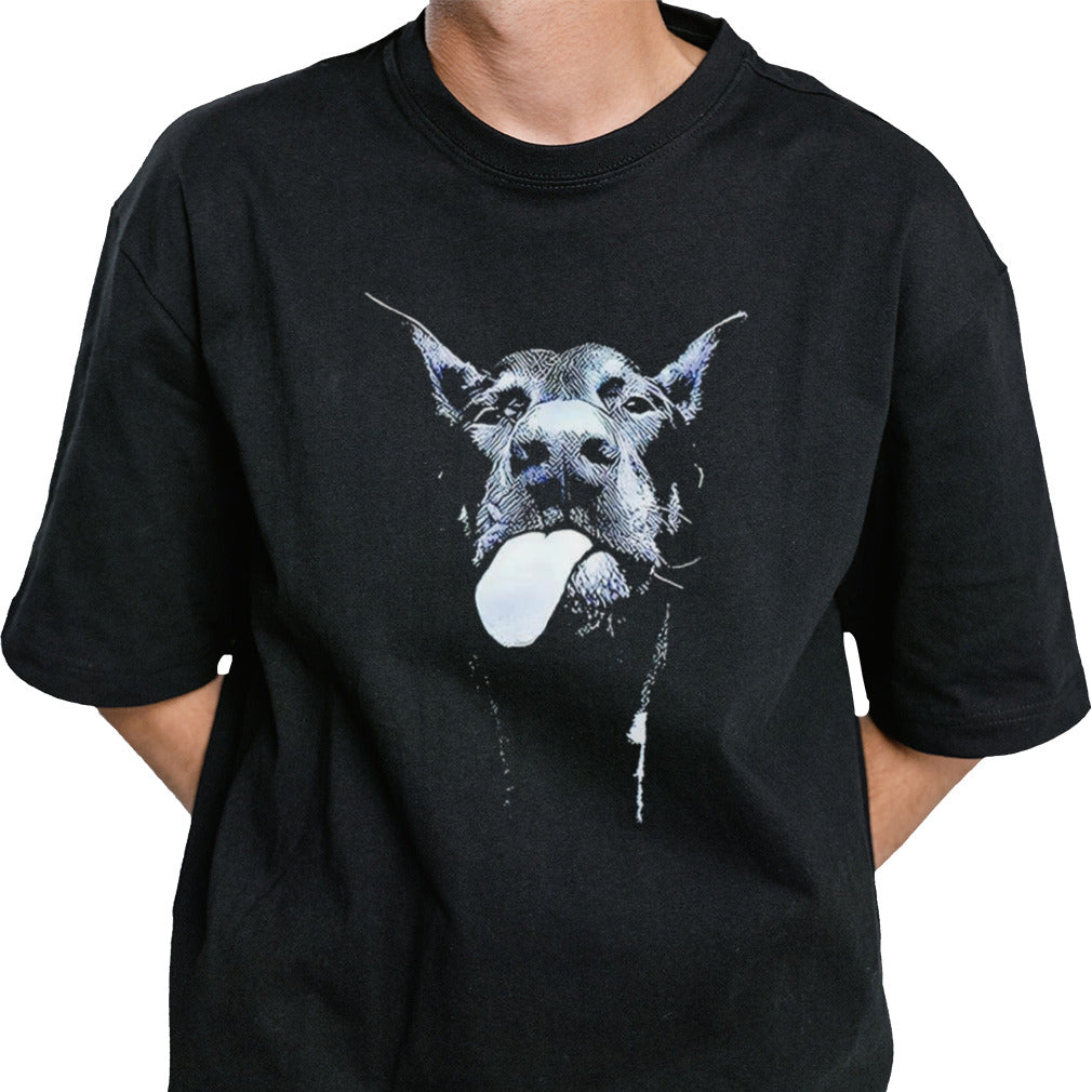Doberman black vintage shirt