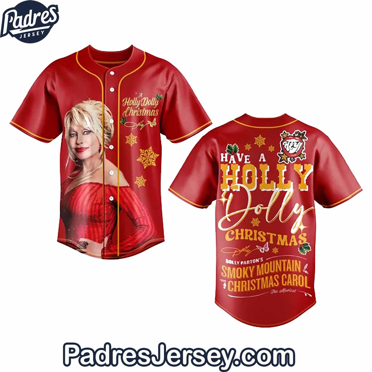 Dolly Parton Baseball Jersey Outfit - A Holly Dolly Christmas - Padres Jersey Oasis: Elevate Your Baseball Style Game