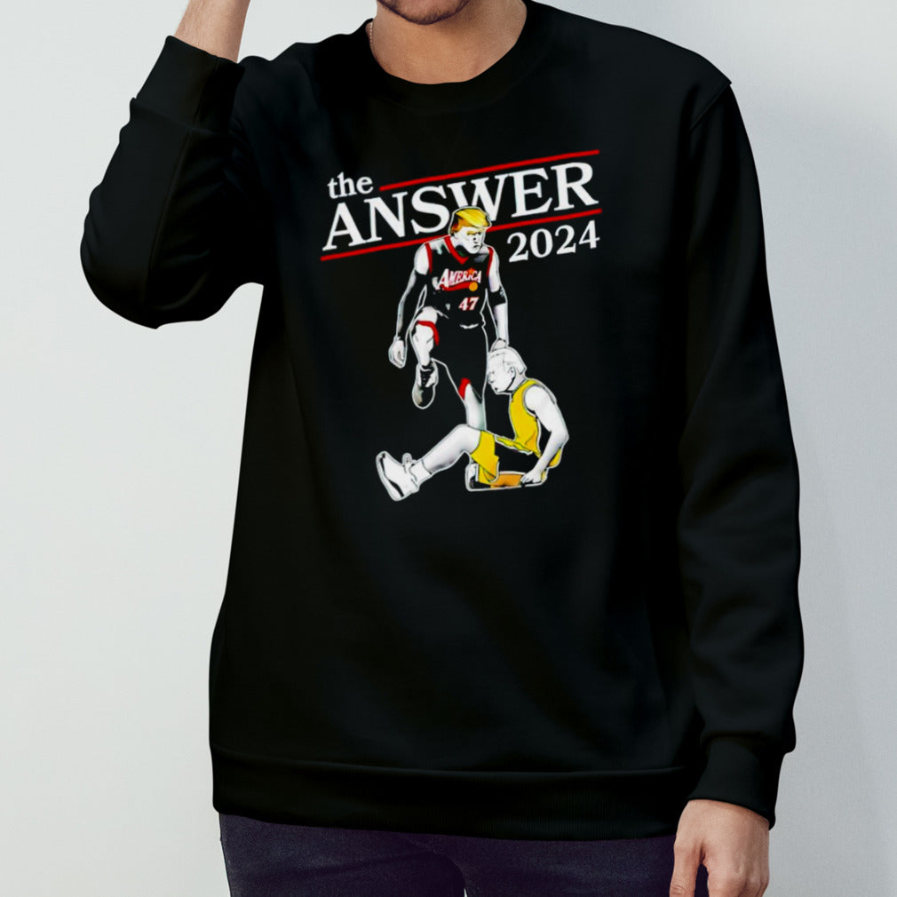 Donald Trump Vs Joe Biden The Answer 2024 shirt