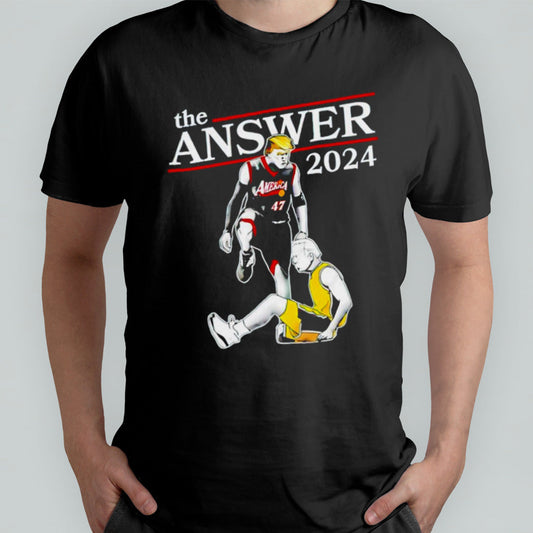 Donald Trump Vs Joe Biden The Answer 2024 shirt