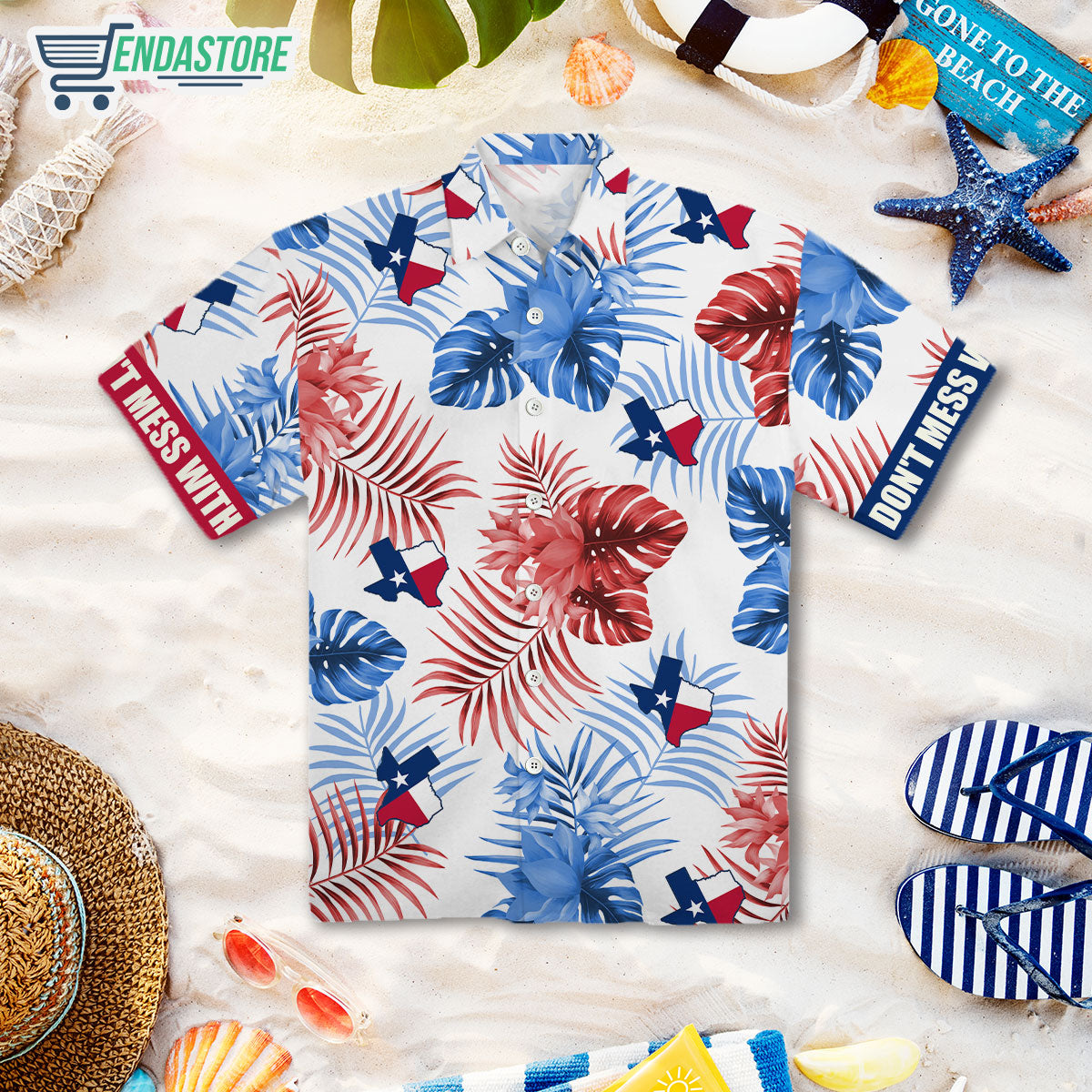 Don't mess with Texas Hawaiian shirt