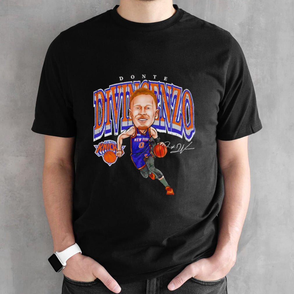 Donte DiVincenzo New York Knicks Cartoon shirt