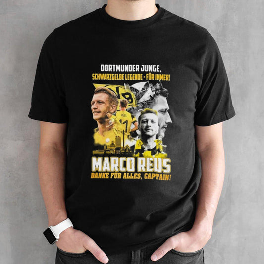 Dortmunder Junge Schwarz Gelbe Legende â€“ Fur Immer Marco Reus Danke Fur Alles, Captain T-Shirt