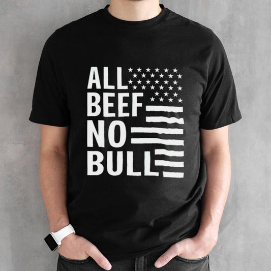Dr Shawn Bake wearing all beef no bull shirts