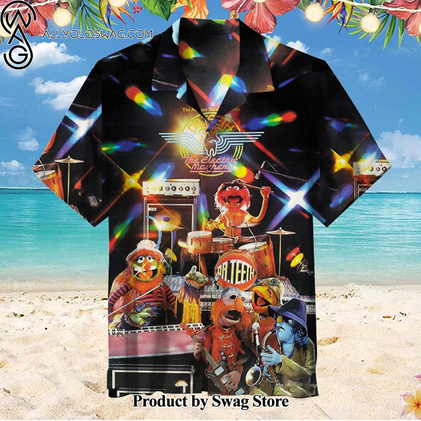 Dr. Teeth and the Electric Mayhem Button-up Hawaiian Shirt