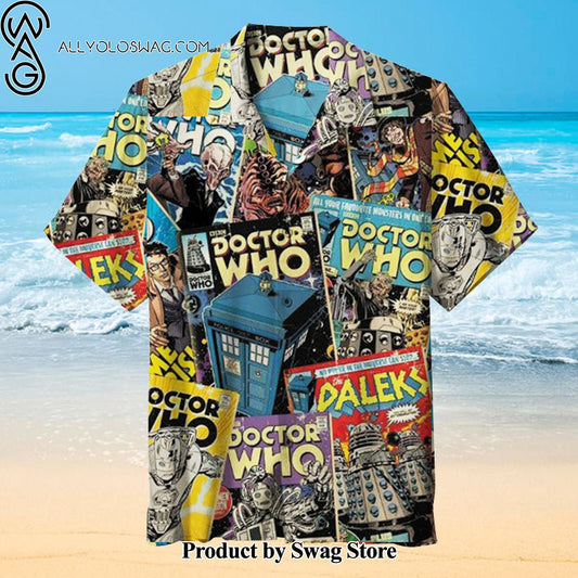 Dr who Tropical Wedding Hawaiian Shirt