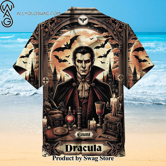 Dracula Family Vacation Hawaiian Shirt