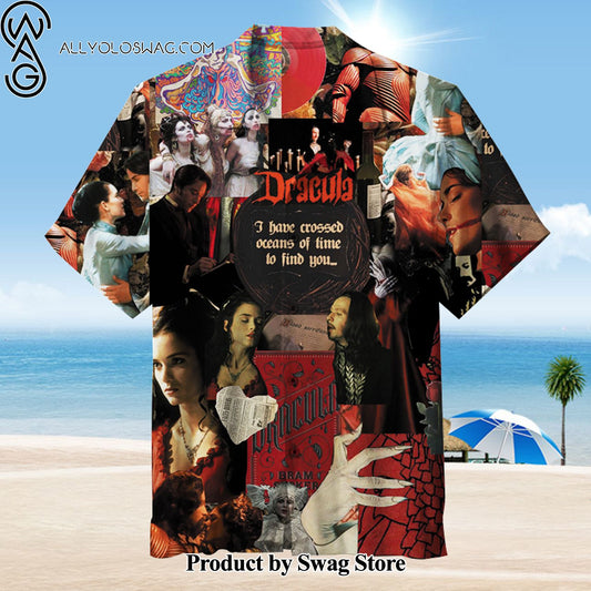 Dracula High-Quality Hawaiian Shirt