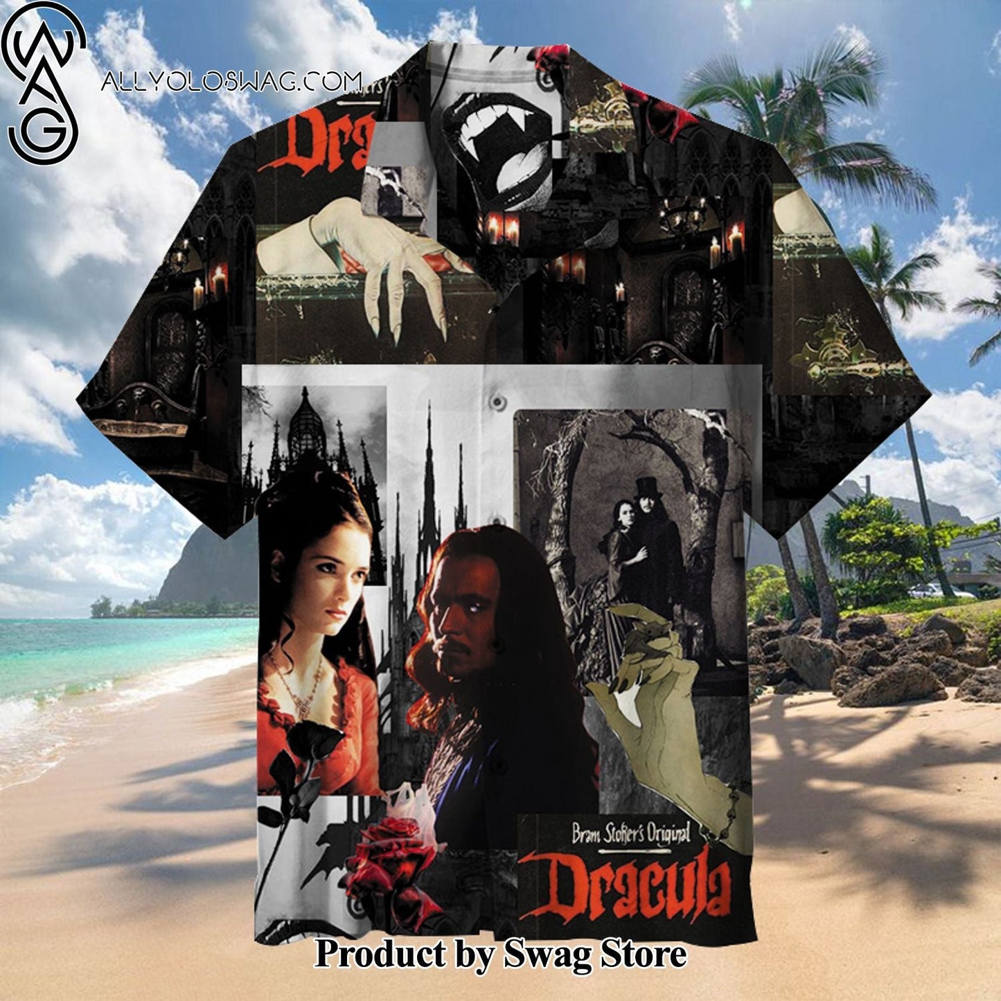 Dracula Pop Culture Hawaiian Shirt