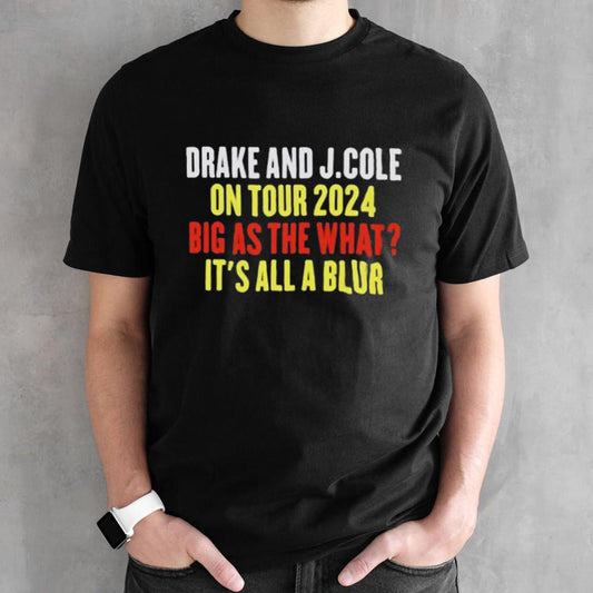 Drake and Js.Cole on Tour 2024 Shirts