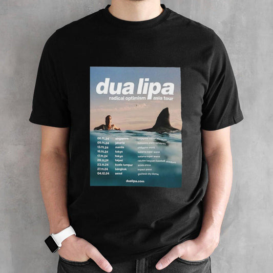 Dua Lipa The Asia Dates For Her Radical Optimism Tour 2024 shirt