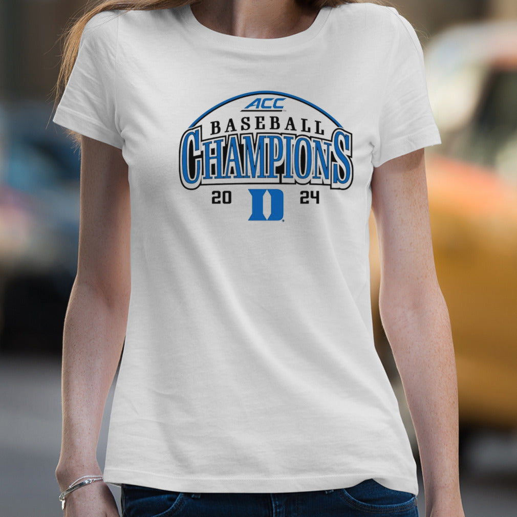 Duke Blue Devils Womenâ€™s 2024 ACC Baseball Conference Tournament Champions shirt