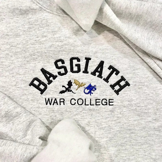 EMBROIDERED Violent Little Thing Sweatshirt, Unisex, Fourth Wing, Basgiath War College, Dark Academia, Xaden Riorson Sweater, Iron Flamestyle{n002}2