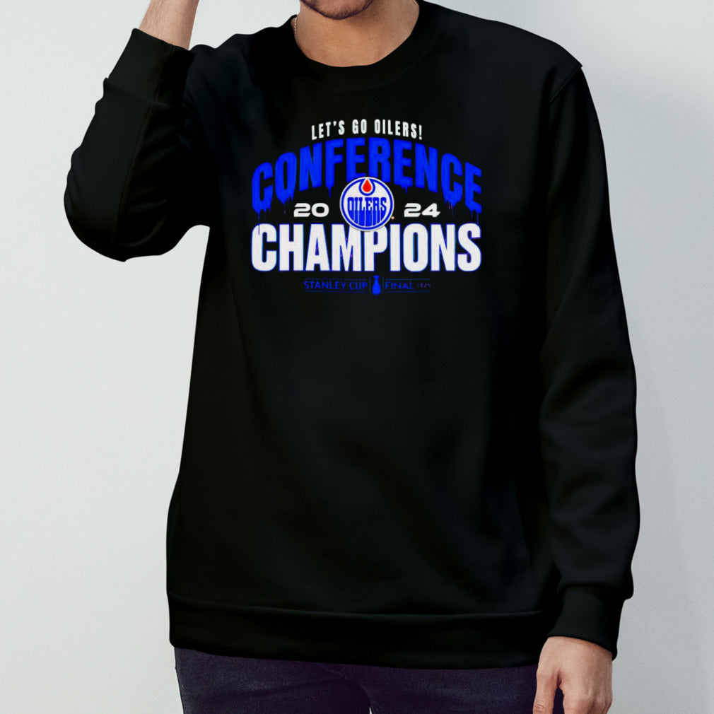 Edmonton Oilers letâ€™s go Oilers 2024 Western Conference Champions shirt