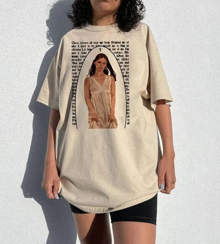 Ethel Cain Merch Tee, Retro 90s Graphic Fan Concert Outfit Tee