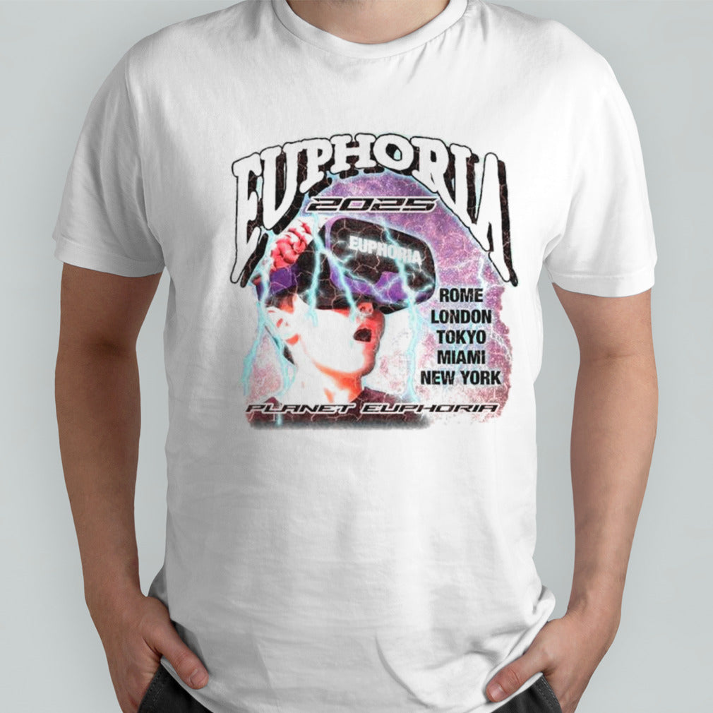 Euphoria 2025 Rome London Tokyo Miami New York shirts