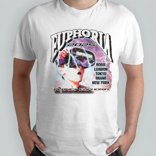 Euphoria 2025 Rome London Tokyo Miami New York shirts