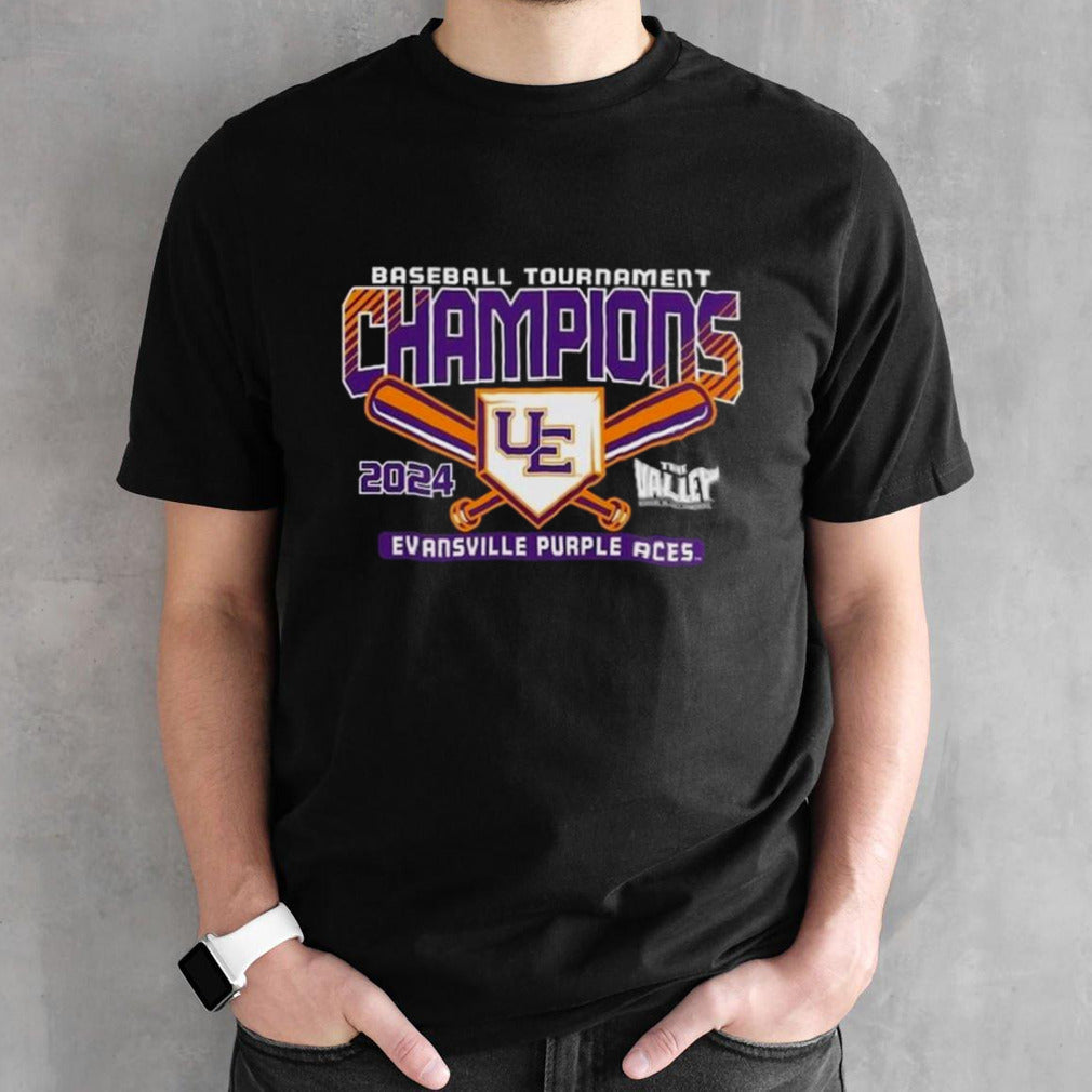 Evansville Aces 2024 MV Baseball Conf Tourney Champions T-shirt