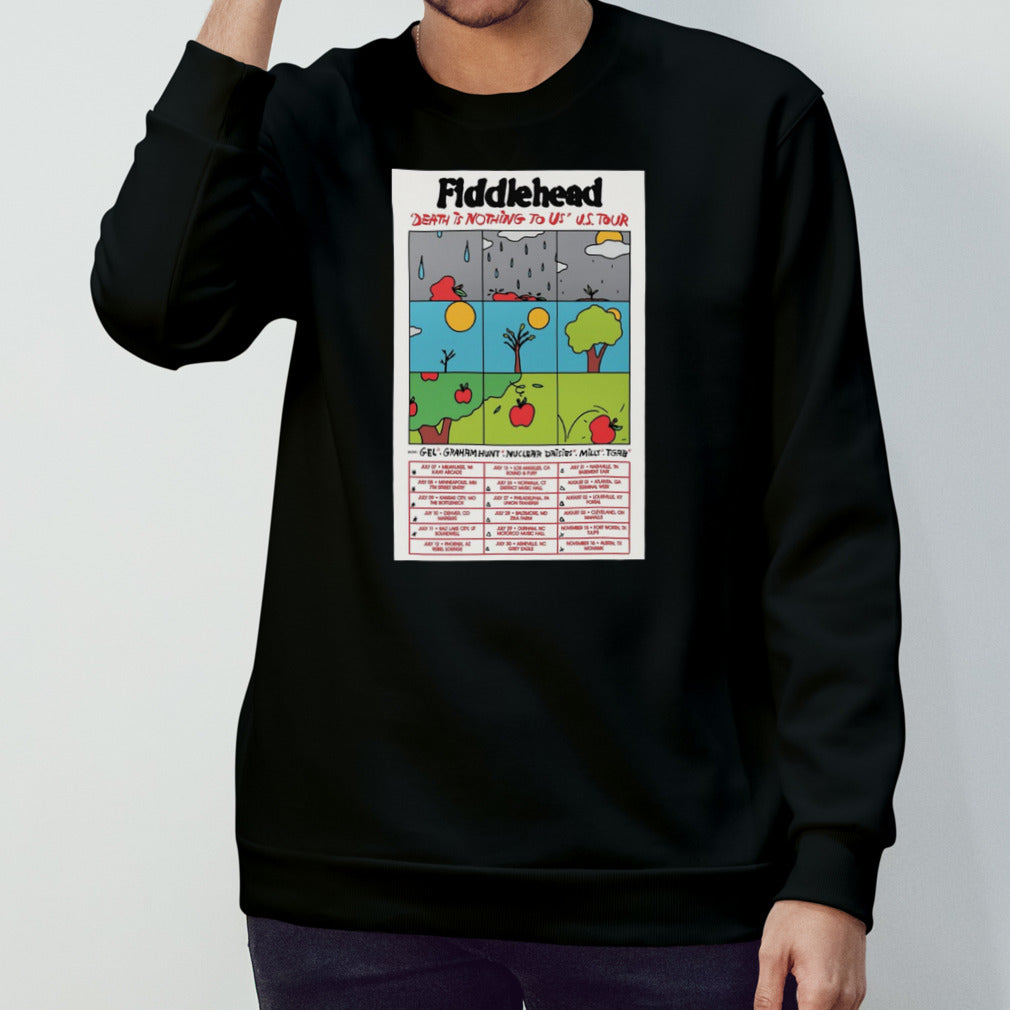 Fiddlehead Death Is Nothing To US Tour 2024 Poster shirt