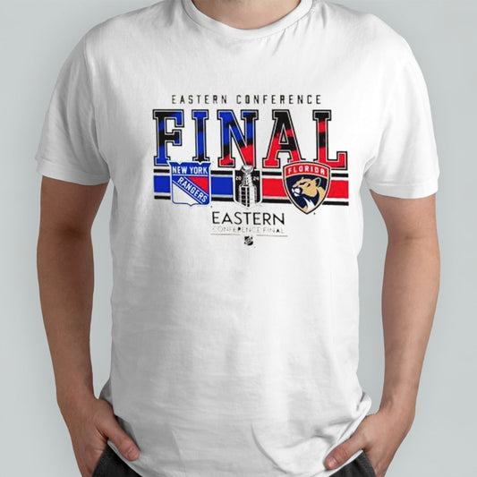 Florida Panthers Vs New York Rangers 2024 Eastern Conference Final Matchup Graphic shirt