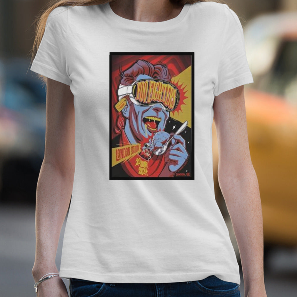 Foo Fighters Tour In London UK On June 20 2024 Event Shirt