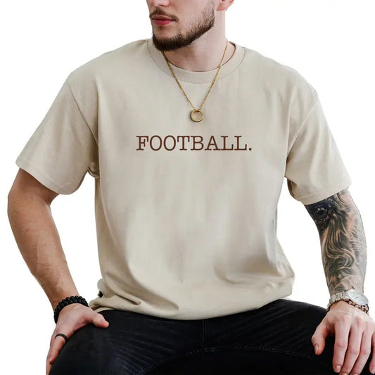 Football Men Graphic Tee, Football Season Men Shirt, Football Lover Unhinged Tee, Game Day T-shirt, Men's Top, Menswear