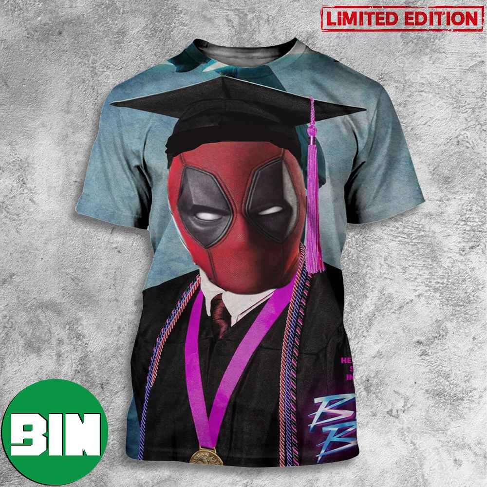 Funny Blue Beetle But It Is Deadpool Funny Poster 3D T-Shirts