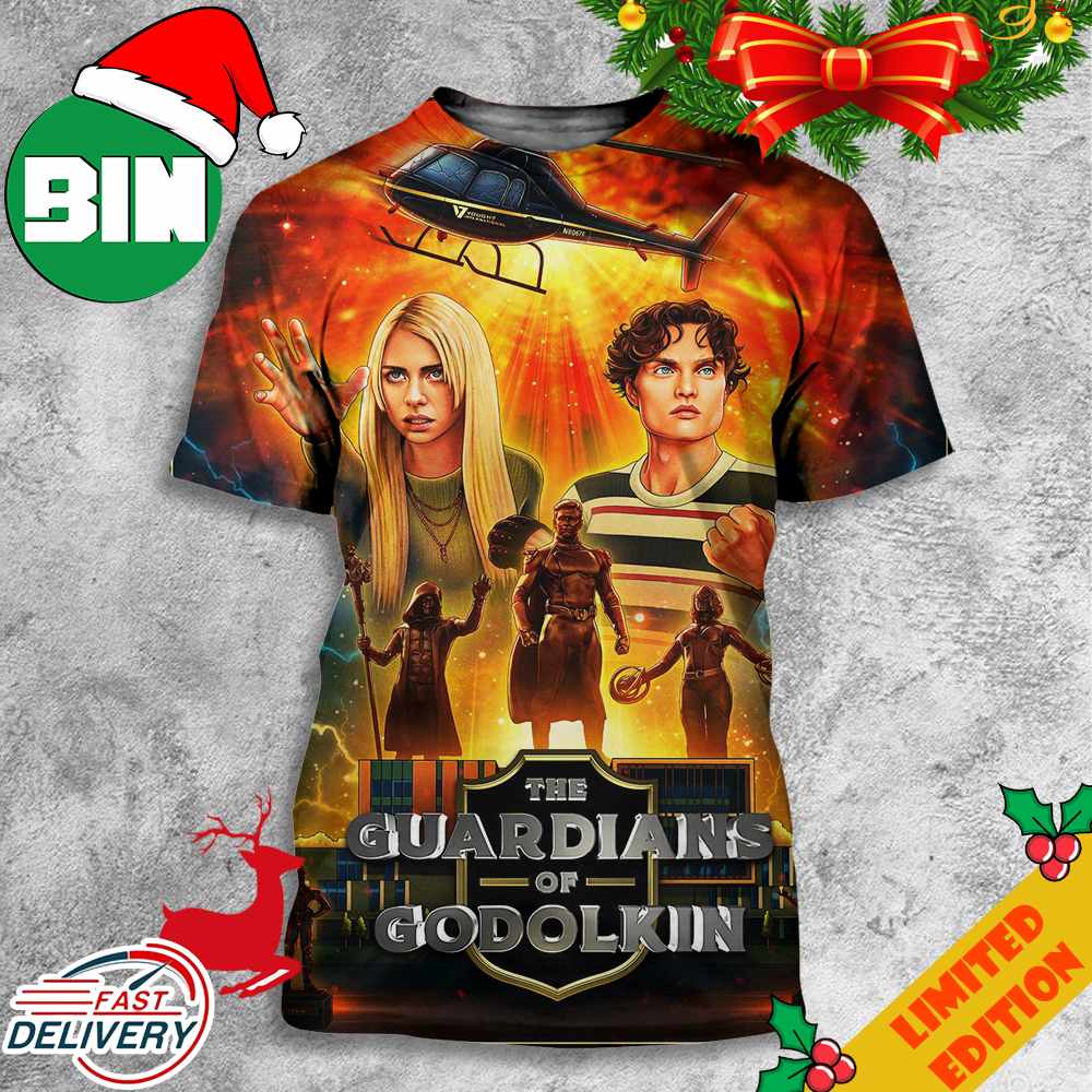 Funny Vought International Cate Dunlap And Sam Riordan The Guardians Of Godolkin Poster 3D T-Shirts