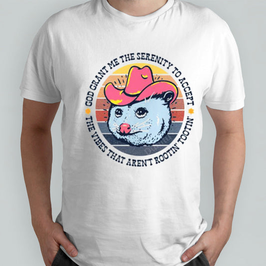 God grant me the serenity to accept the vibes that arenâ€™t rootinâ€™ tootinâ€™ vintage shirt