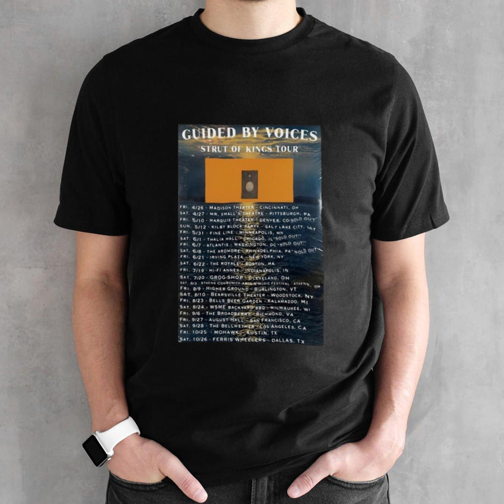 Guided By Voices Strut Of Kings 2024 Tour T-shirts