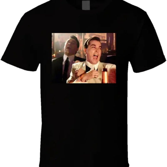 Henry Hill Goodfellas Laughing 90s Gangster Movie Fan T Shirt