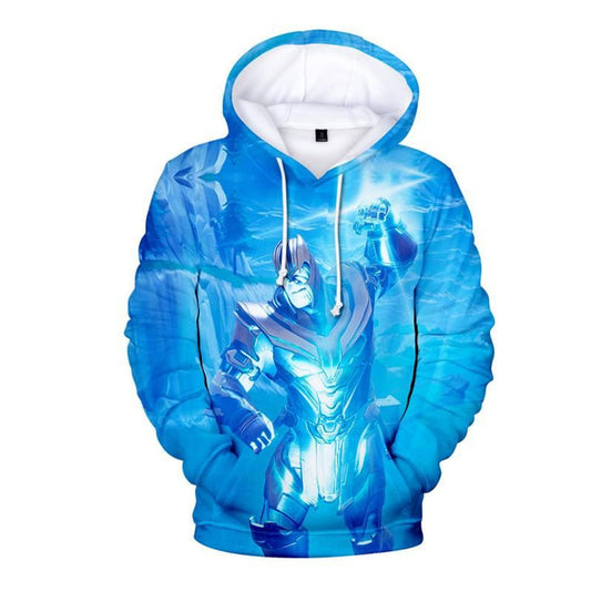 HickVibes Avengers Thanos Print Arts#677 3D Pullover Printed Over Unisex Hoodies