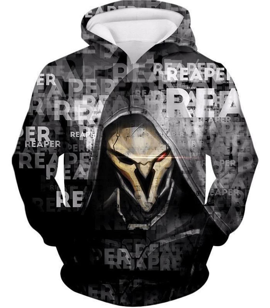 HickVibes Overwatch Black Ghost Reaper A3791 3D Pullover Printed Over Unisex Hoodies