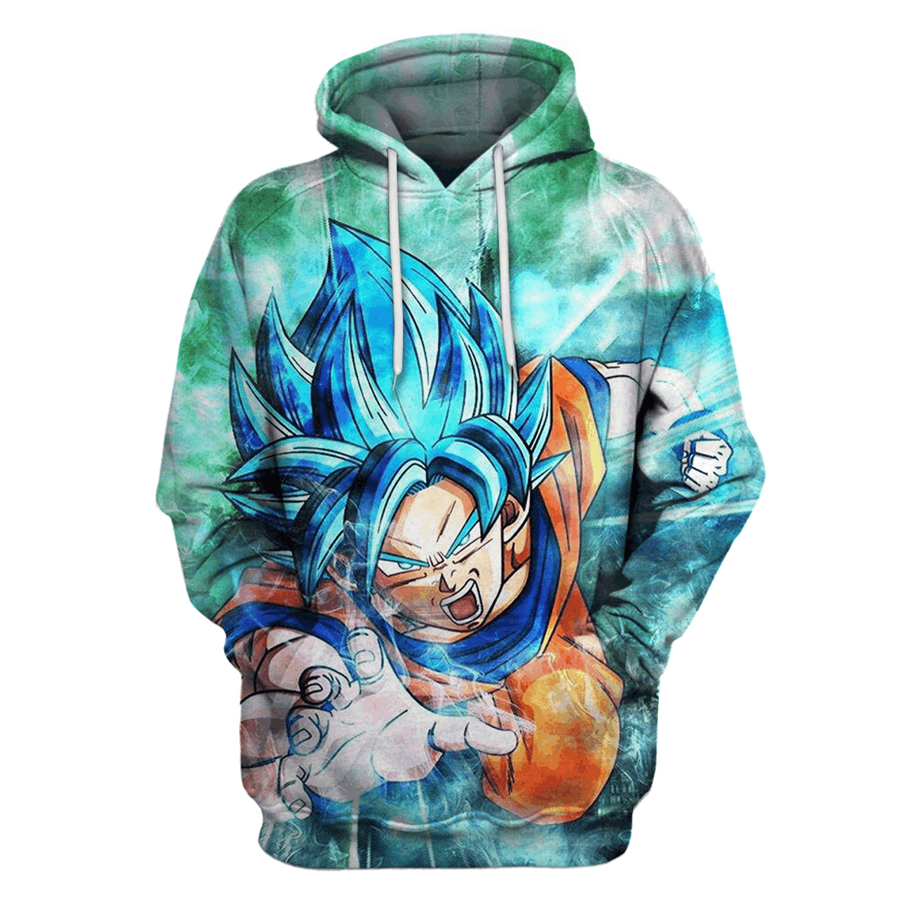 HickVibes Pull Over Son Goku B4725 3D Pullover Printed Over Unisex Hoodies