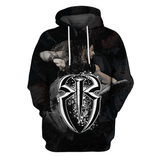 HickVibes Roman Reigns B4803 3D Pullover Printed Over Unisex Hoodies