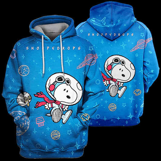 HickVibes Snoopy Christmas B681 3D Pullover Printed Over Unisex Hoodies