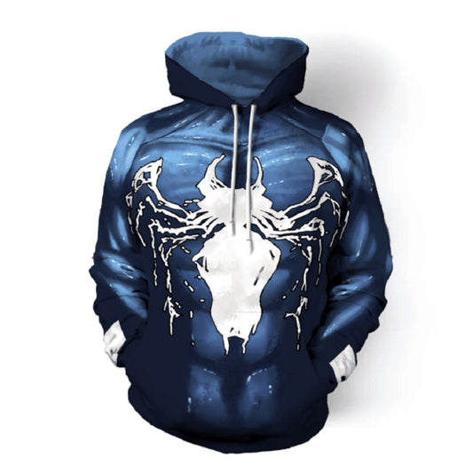 HickVibes Spider-Man - Venom A2014 3D Pullover Printed Over Unisex Hoodies